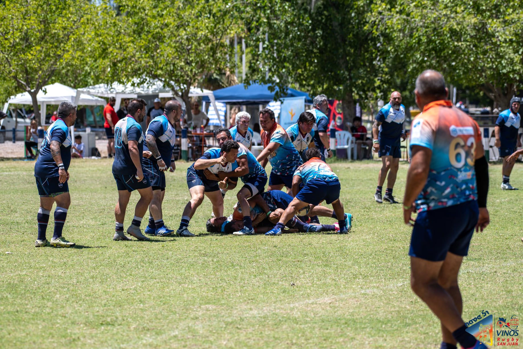 Ariel KRAUS - Pablo MORAN -  VARBA - VINOS Rugby - RugbyV - 51 Nacional de Veteranos de Rugby San Juan - VARBA 2 vs VINOS 2 (#51NaVeSJ21VARBA2vVINOS2) Photo by: Diego van Domselaar | Siuxy Sports 2021-11-15