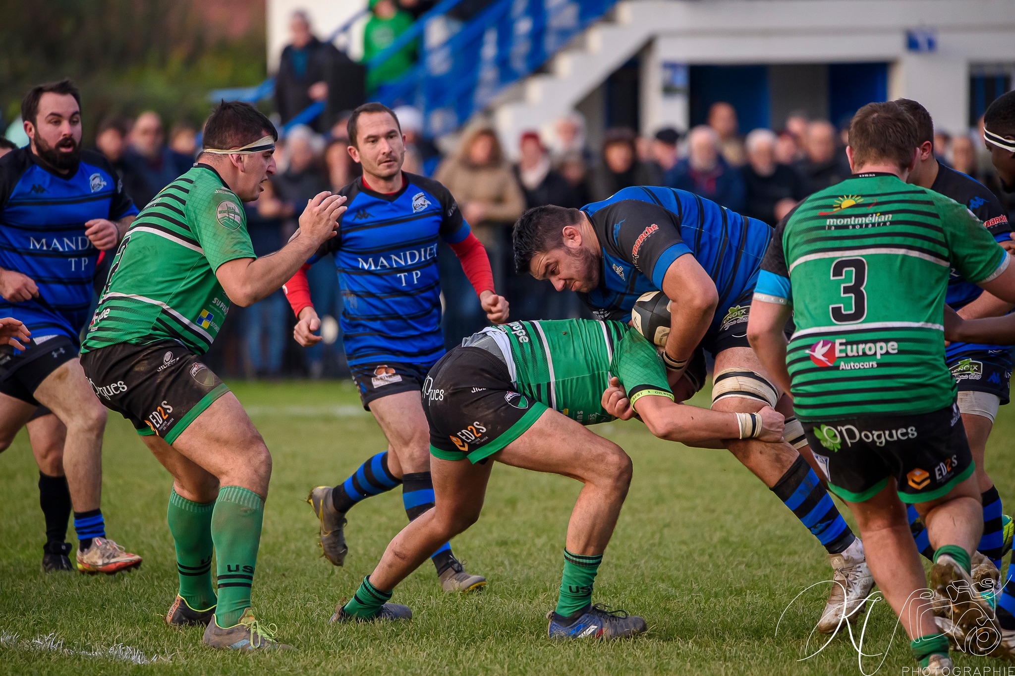  US Vinay - US Montmelian - Rugby - US Vinay (18) vs (28) US Montmélian (#USVUSM2022) Photo by: Karine Valentin | Siuxy Sports 2022-11-27