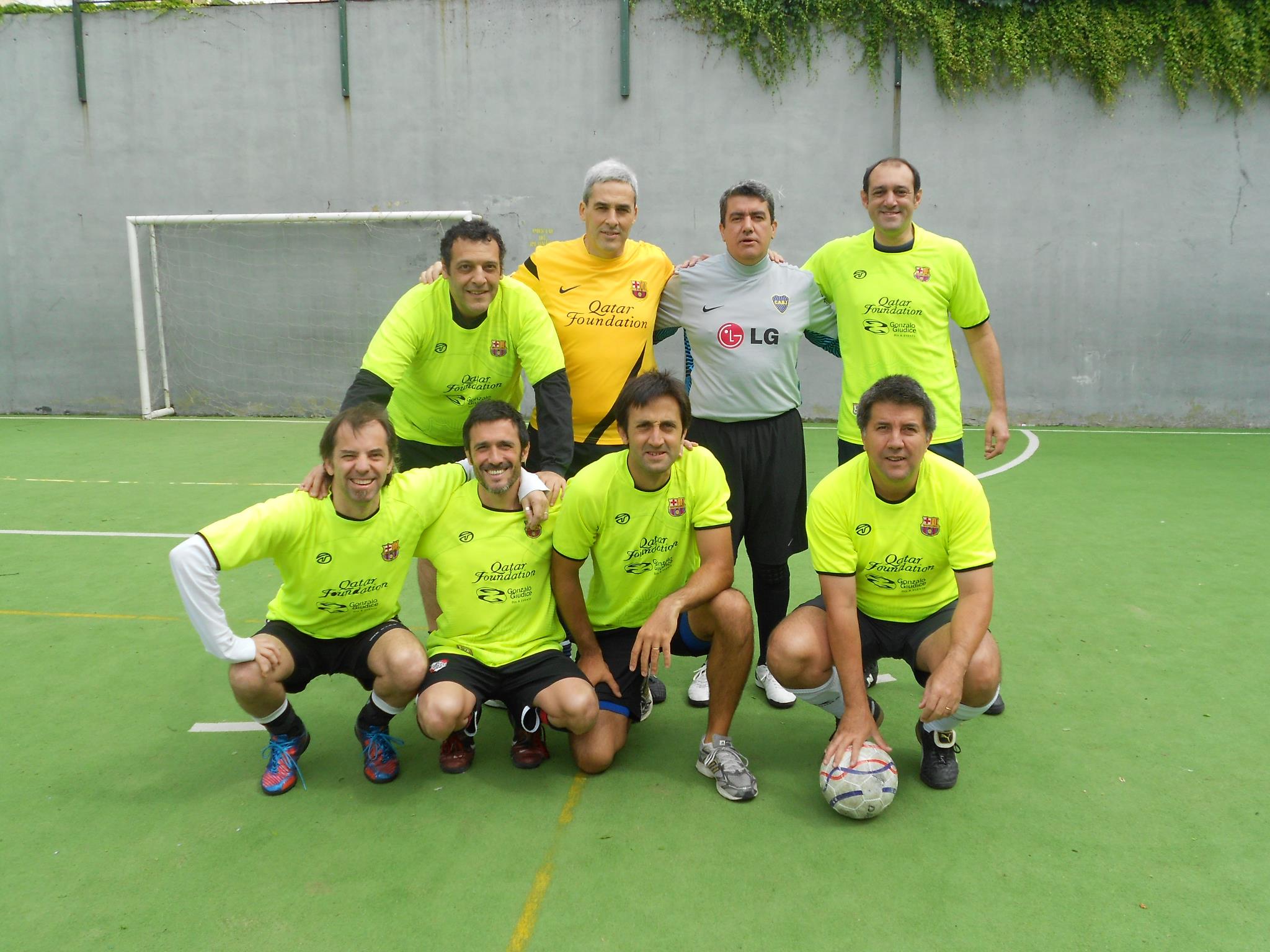 Gonzalo GIUDICE - Marcelo JIMENEZ GIUSTI - Carlos Mauricio SARRANZ ALVAREZ - Guillermo ZOGBI -  Barcelona -  - Soccer - Equipo de 2012 () Photo by:  | Siuxy Sports 2012-11-11