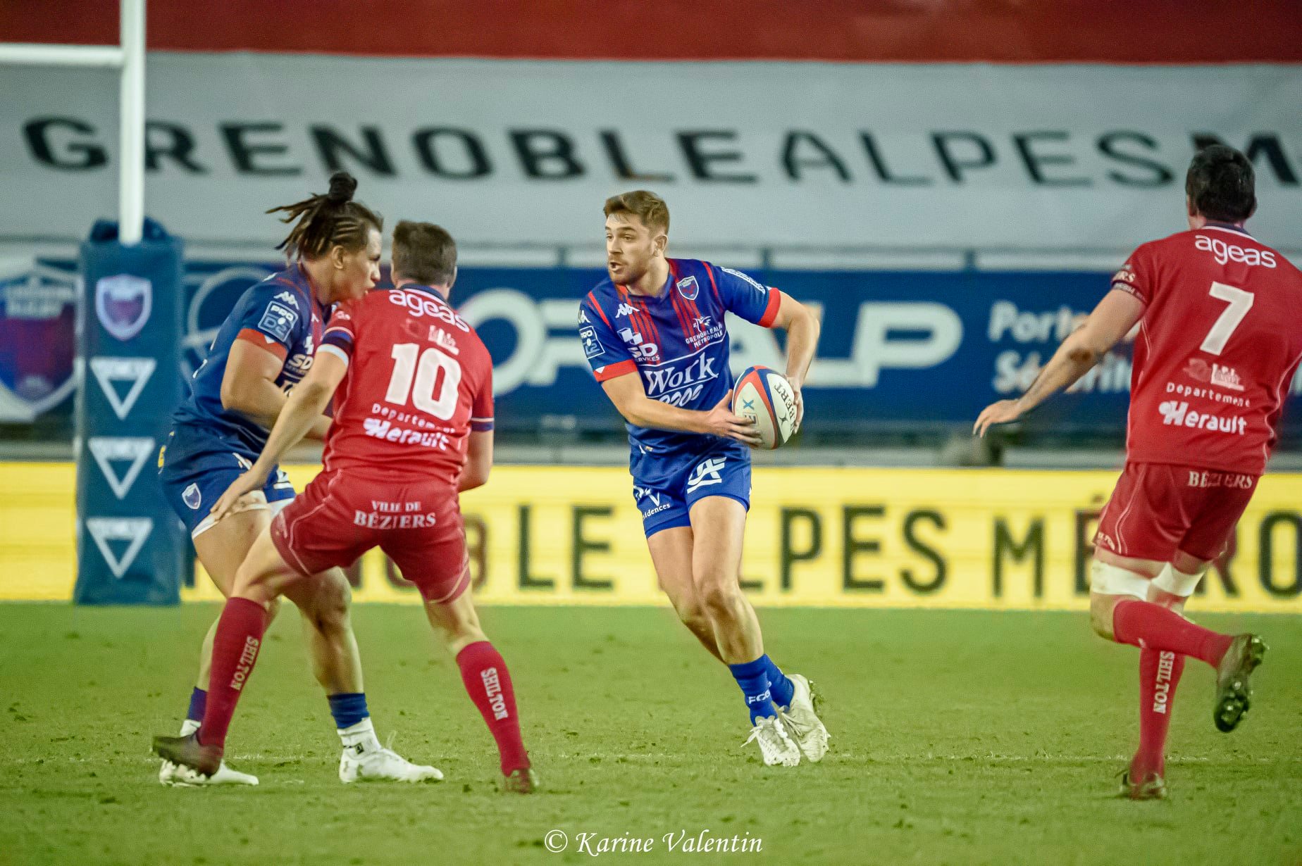  FC Grenoble Rugby - AS Béziers Hérault - Rugby - FC Grenoble VS ASBH (#GrenobleASBH2021jan) Photo by: Karine Valentin | Siuxy Sports 2021-01-29