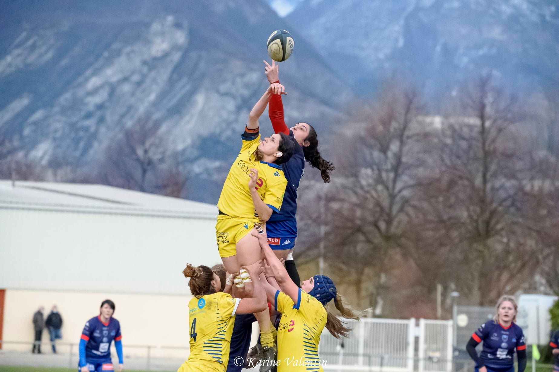  FC Grenoble Rugby - ASM Romagnat rugby féminin - Rugby - FC Grenoble VS ASM Romagnat (#GrenobleVsASMR2021jan) Photo by: Karine Valentin | Siuxy Sports 2021-01-24