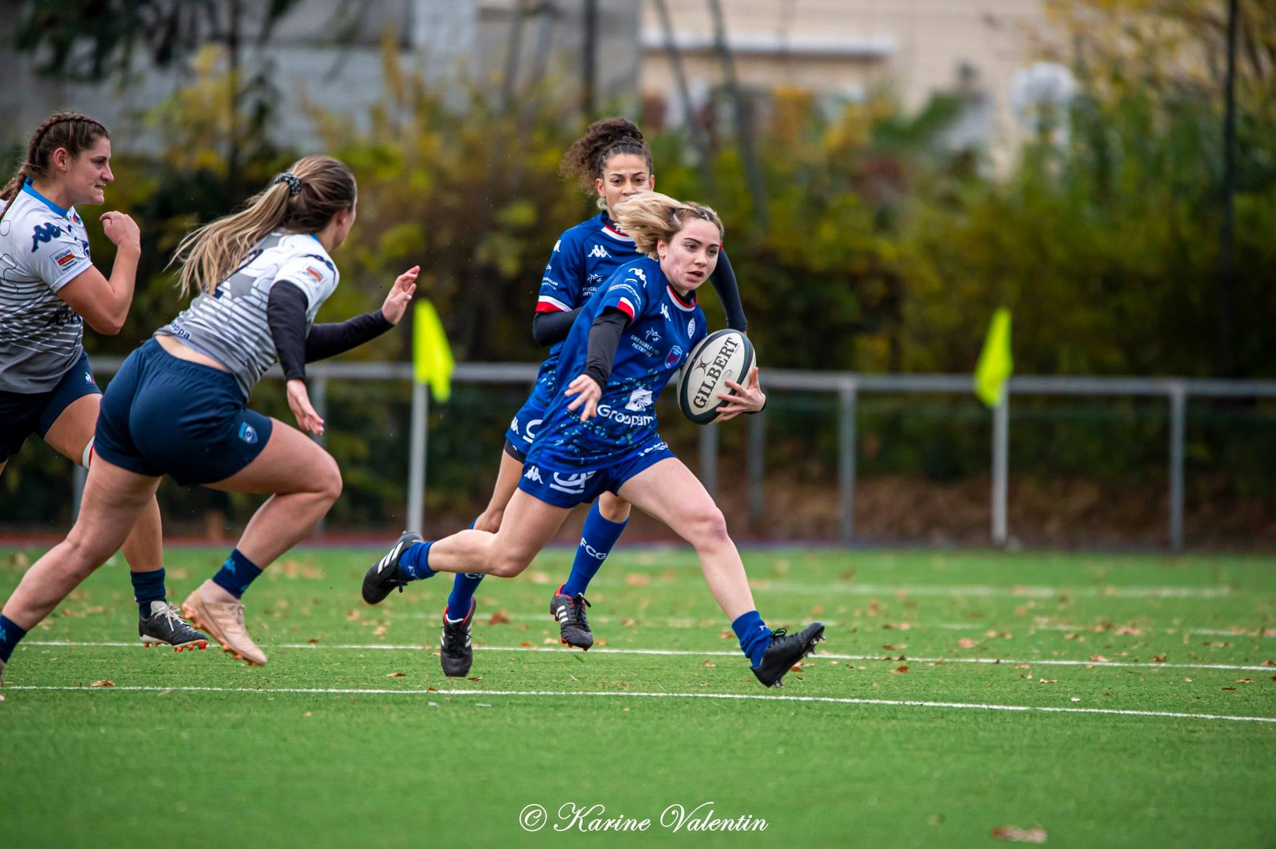 Lison AGRIODOS -  FC Grenoble Rugby - Montpellier Hérault Rugby - Rugby -  (#GrenobleVsMontpellier2021NovF1) Photo by: Karine Valentin | Siuxy Sports 2021-11-14