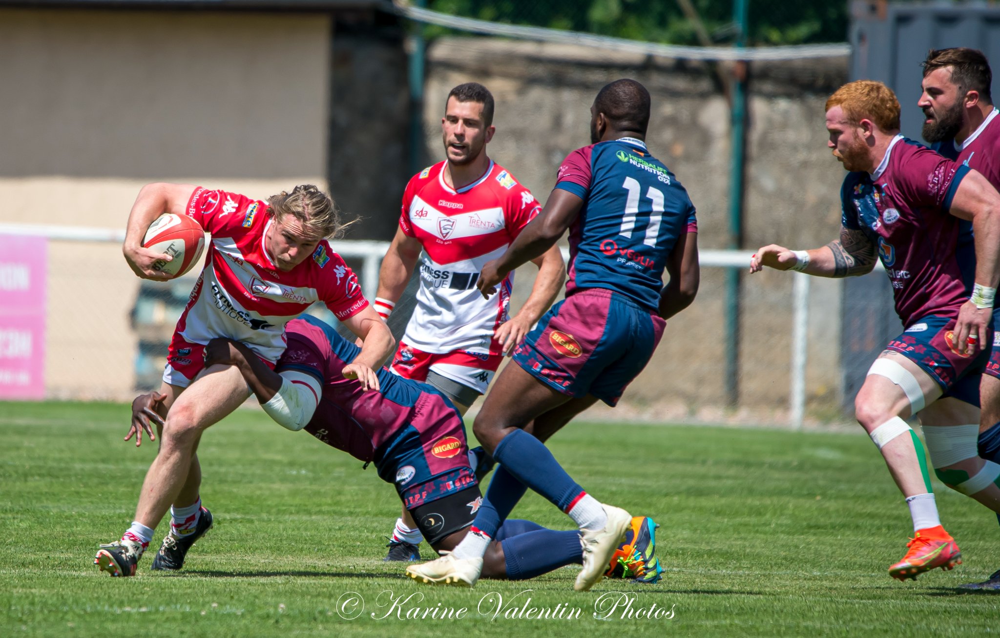  Stade Olympique Voironnais - Rugby Olympique de Grasse - Rugby - SOV (16) vs (27) ROG (#SOVvsROG2022) Photo by: Karine Valentin | Siuxy Sports 2022-05-29