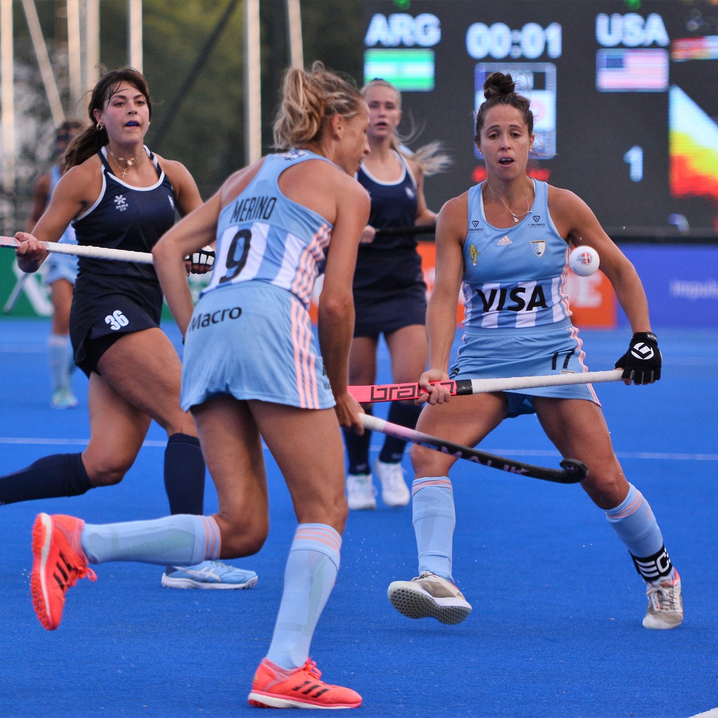 Rochy SANCHEZ -  Selección femenina de hockey sobre césped de Argentina - U.S. Women's National Team - Field hockey - Las Leonas Vs USA por la PRO League 2022 (CENARD) (#LeonasVsUSA2022) Photo by: Julián Marcelo Figueras | Siuxy Sports 2022-04-16