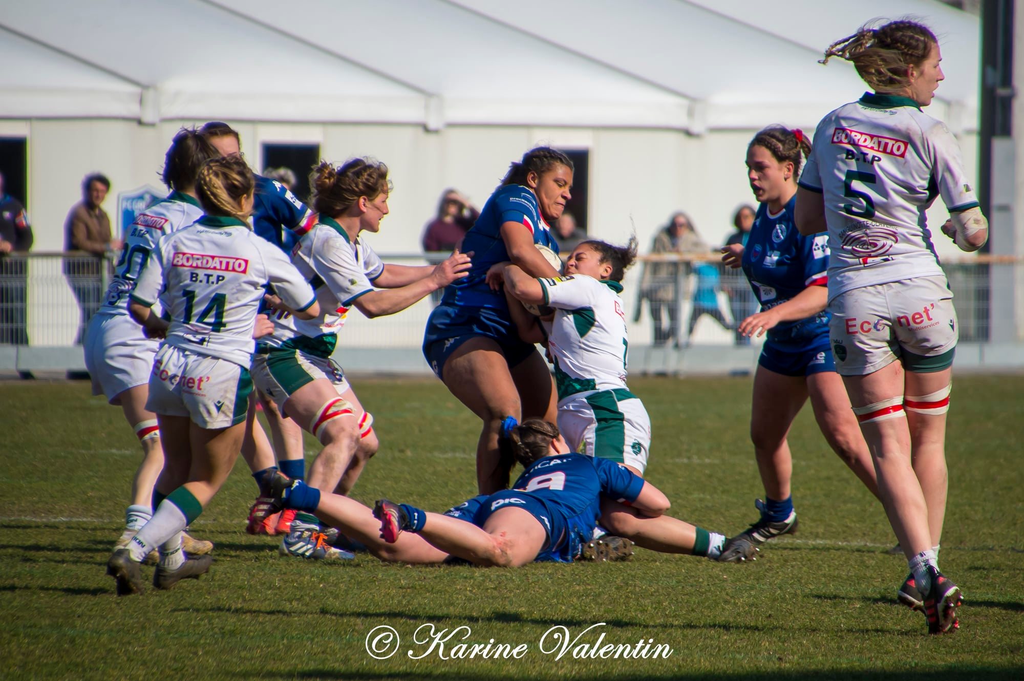  FC Grenoble Rugby - Section Paloise - Rugby - Grenoble Amazones vs PAU Lons (#FCGVsSectPaloise2022) Photo by: Karine Valentin | Siuxy Sports 2022-03-06