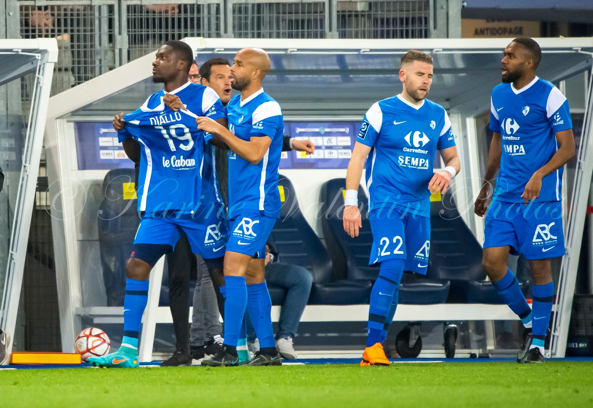  Grenoble Foot 38 - SC Bastia - Soccer - Grenoble Foot 38 (1) vs SC Bastia (1) (#GF38vsSCB2022) Photo by: Karine Valentin | Siuxy Sports 2022-03-19
