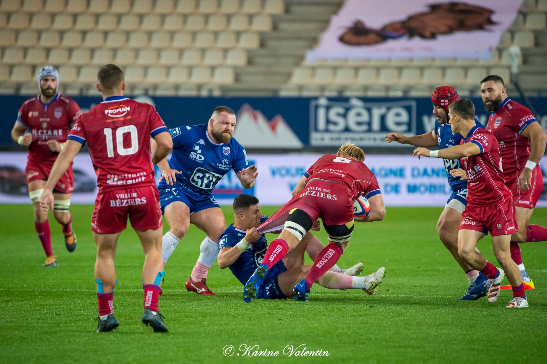  FC Grenoble Rugby - AS Béziers Hérault - Rugby - FC Grenoble Rugby vs. AS Béziers Hérault (#FCGvsASBHoct2021) Photo by: Karine Valentin | Siuxy Sports 2021-10-15