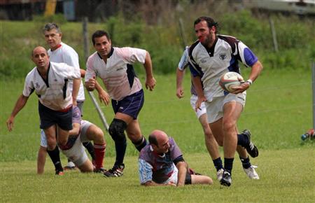 Areco vs Cambalache XV - Primer Encuentro de Veteranos en Areco con Vaquillona con Cuero 2014