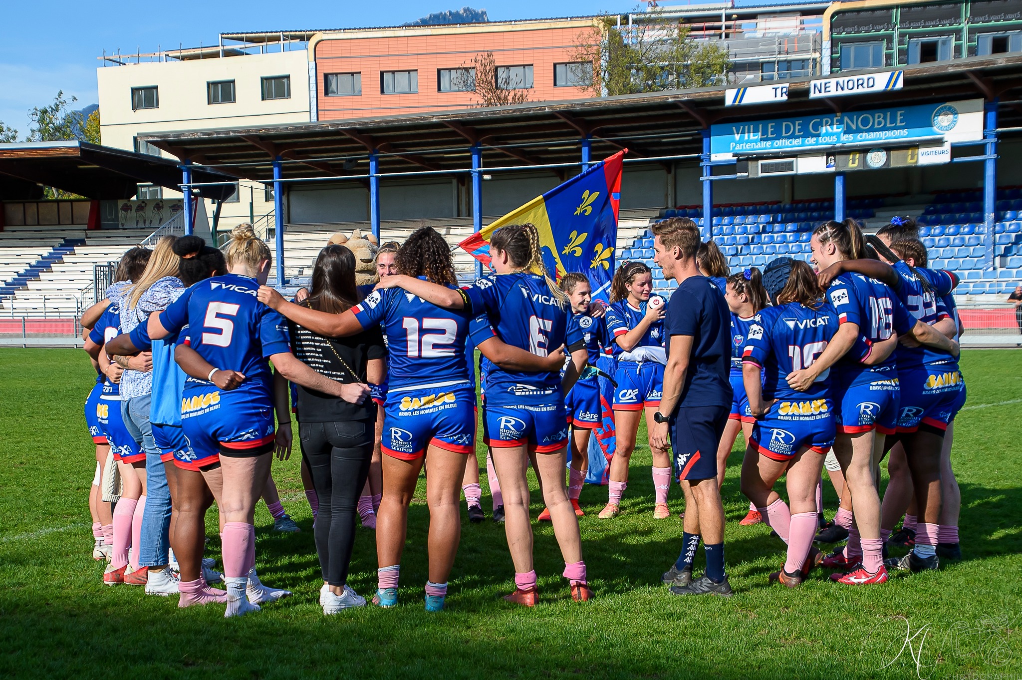  FC Grenoble Rugby - Section Paloise - Rugby - Grenoble Amazones (51) vs (12) Lons Section Paloise (#AmazonesVsLONS2022) Photo by: Karine Valentin | Siuxy Sports 2022-10-16