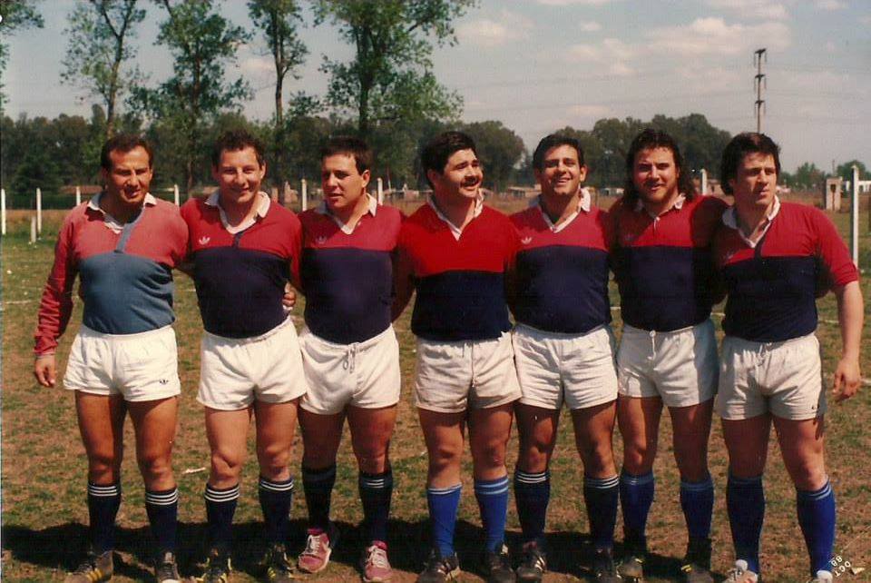 Juan Ignacio BLANCO - Fabian GUZMAN - Luis RAFFAELLI -  Asociación Deportiva Francesa -  - Rugby - Algun seven, en los 80/90s () Photo by:  | Siuxy Sports 1990-11-01