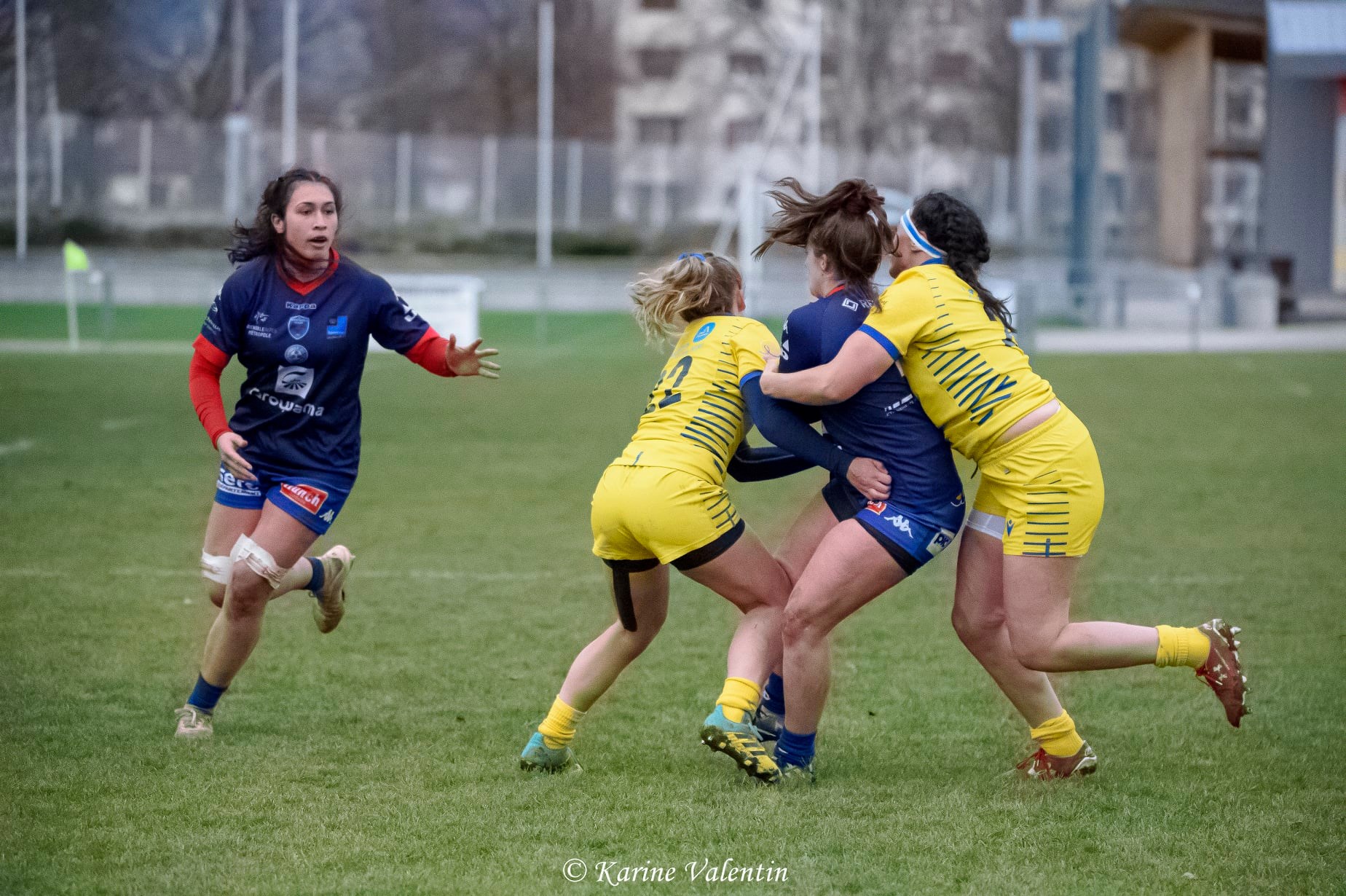  FC Grenoble Rugby - ASM Romagnat rugby féminin - Rugby - FC Grenoble VS ASM Romagnat (#GrenobleVsASMR2021jan) Photo by: Karine Valentin | Siuxy Sports 2021-01-24
