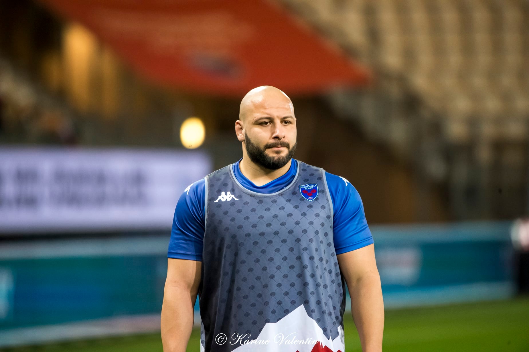 Luka GOGINAVA -  FC Grenoble Rugby - Stade Aurillacois - Rugby - FC Grenoble Rugby vs Stade Aurillacois - 2022 (#FCGvsSA2022R02) Photo by: Karine Valentin | Siuxy Sports 2022-02-18