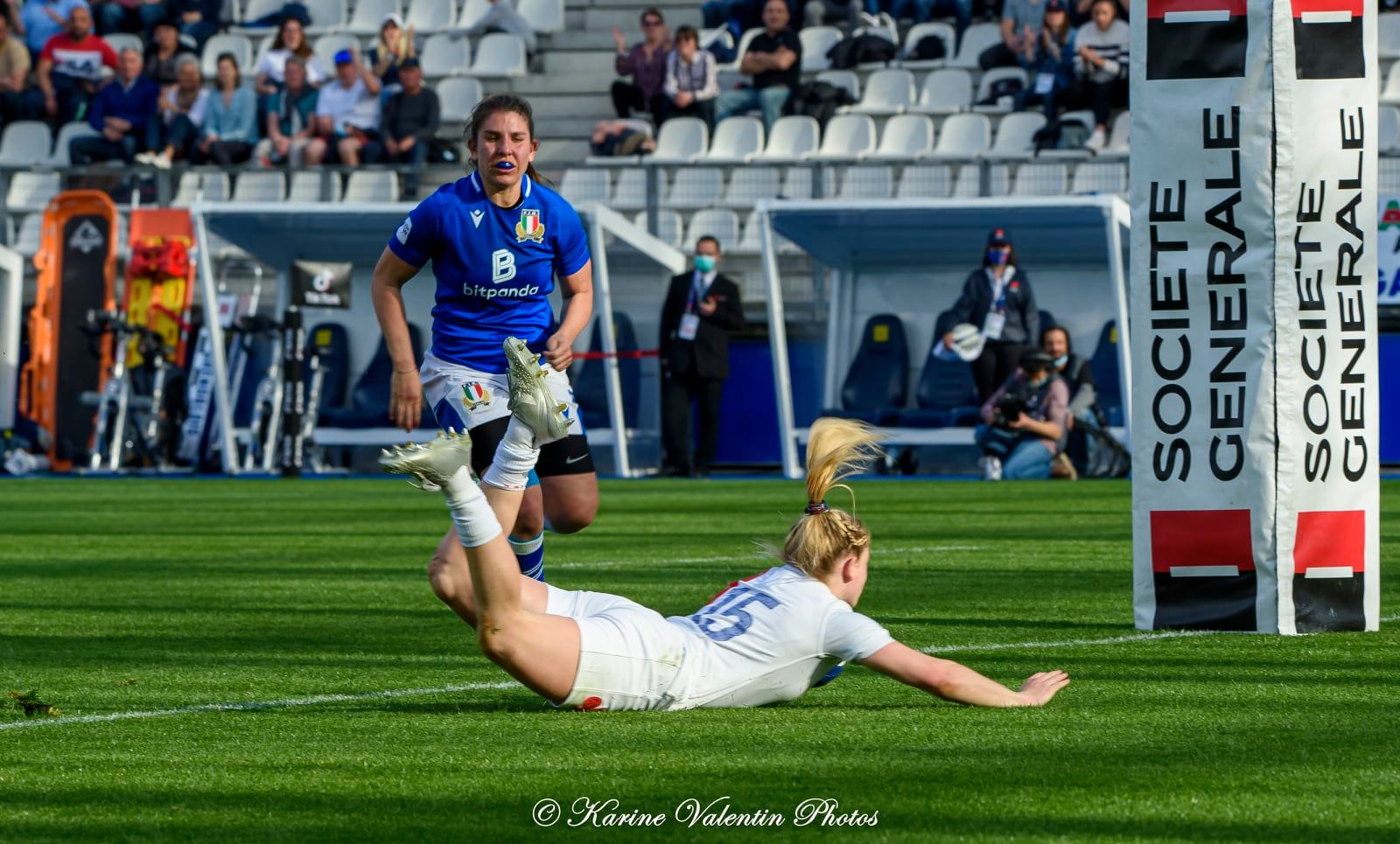  Équipe de France de rugby à XV - Nazionale di rugby a 15 dell'Italia - Rugby - France (39) vs Italie (6) - 6N fém. (#FranceVsItalie6Nfem2022) Photo by: Karine Valentin | Siuxy Sports 2022-03-27