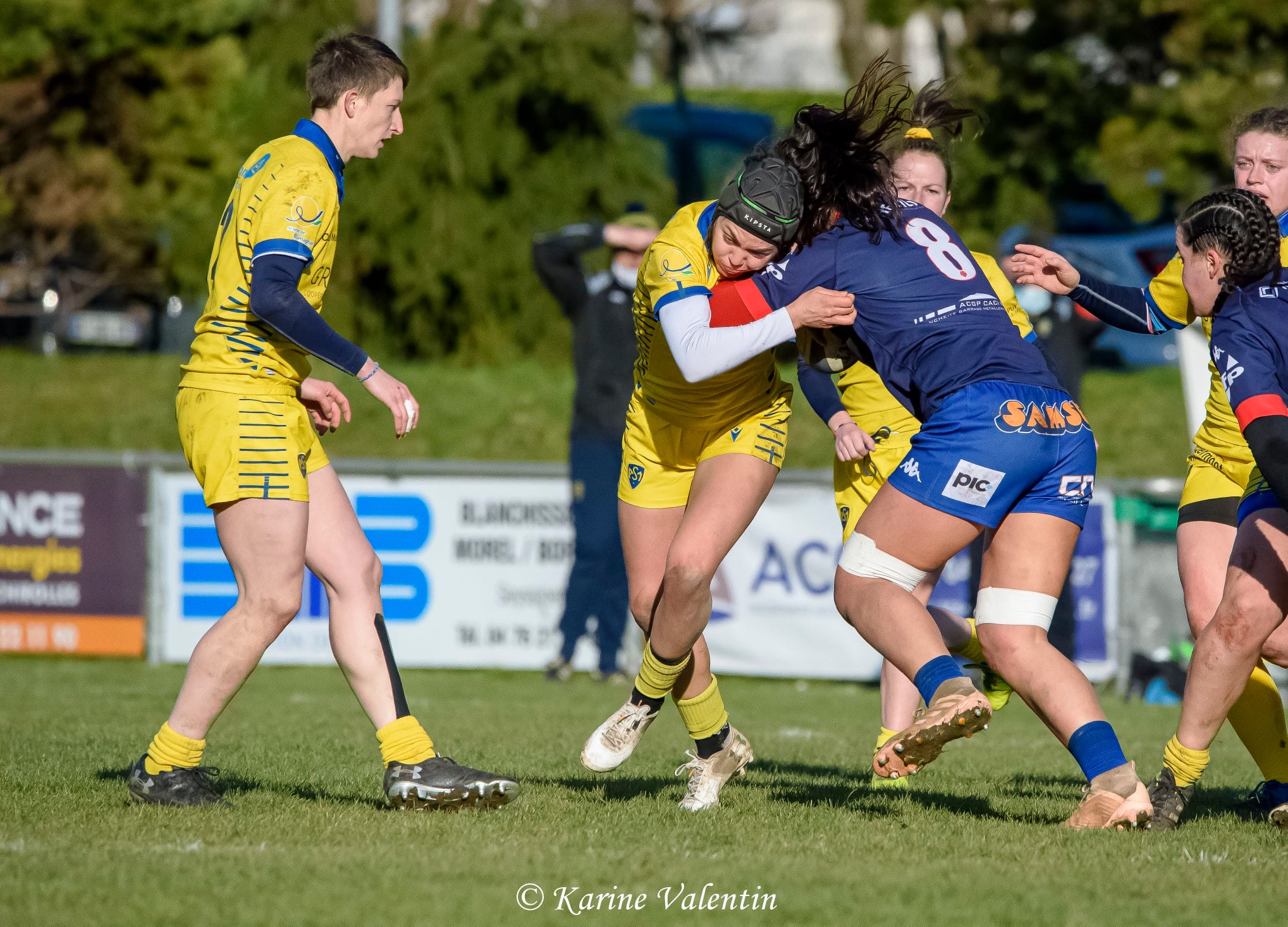  FC Grenoble Rugby - ASM Romagnat rugby féminin - Rugby - FC Grenoble VS ASM Romagnat (#GrenobleVsASMR2021jan) Photo by: Karine Valentin | Siuxy Sports 2021-01-24