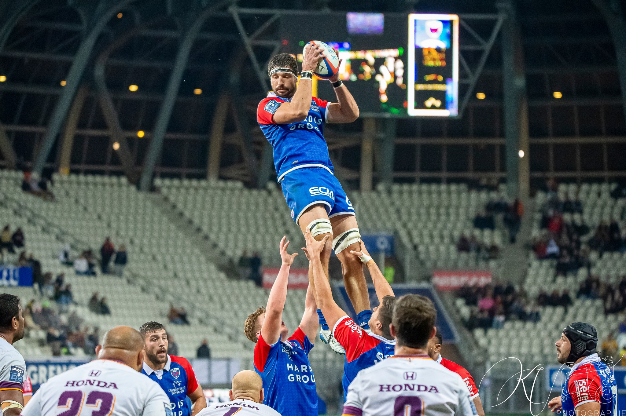 Thibaut MARTEL -  FC Grenoble Rugby - Soyaux Angoulême - Rugby - FC Grenoble (24) VS (18) Soyaux Angoulême (2022) (#FCGvsSA2022R11) Photo by: Karine Valentin | Siuxy Sports 2022-11-18