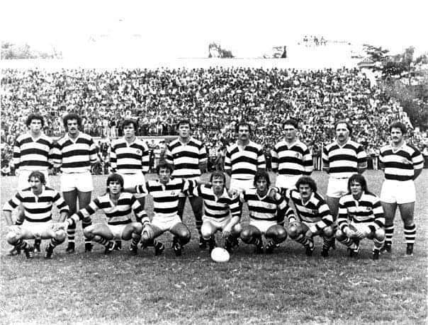  Club Atlético de San Isidro -  - Rugby - Equipo de 1983 (Antes de un partido contra el S.I.C.) Photo by:  | Siuxy Sports 1983-07-01
