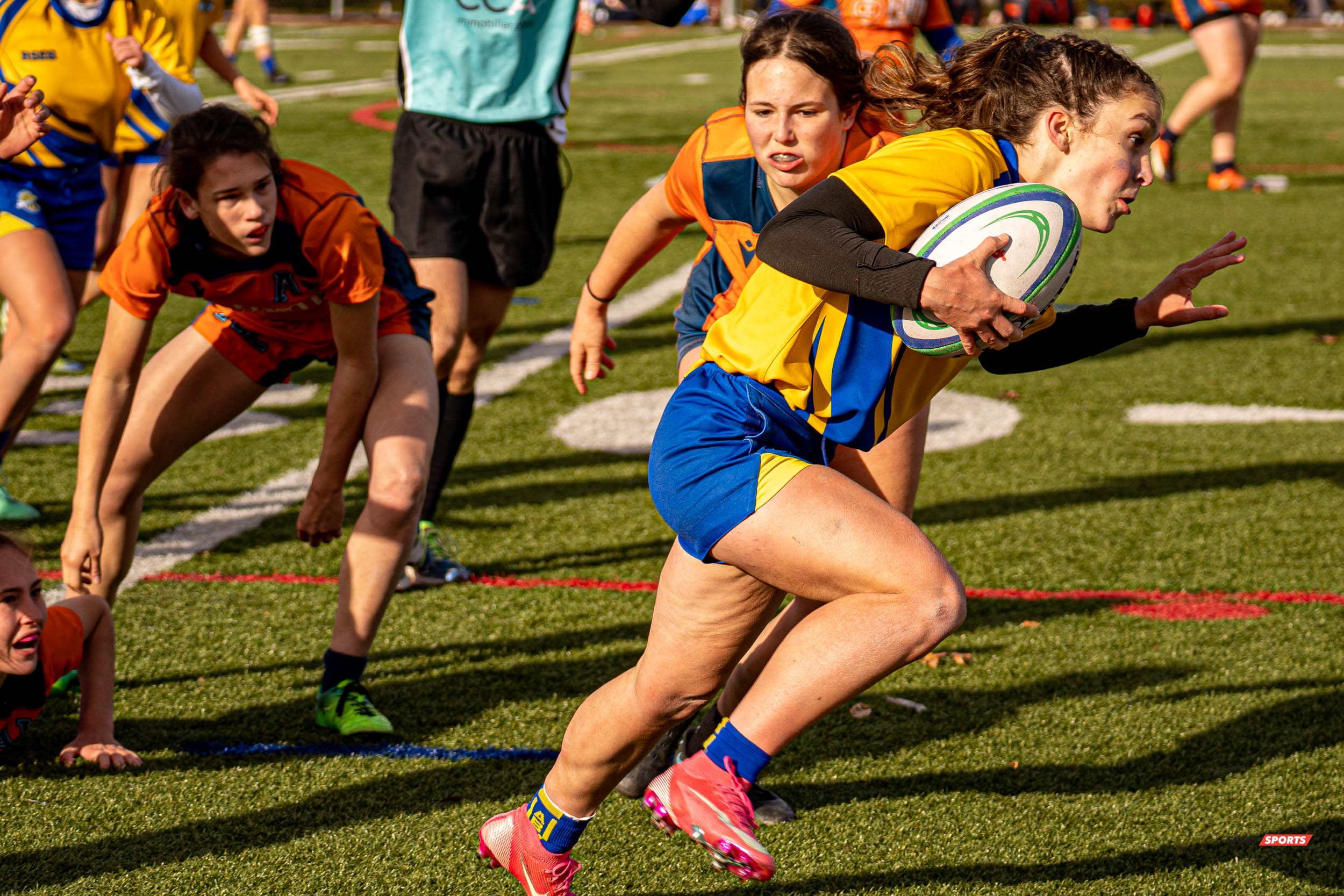 Chloé REDMOND -  College John Abbott - Cégep André Laurendeau - Rugby -  (#JACvsALfinalsRugbyW) Photo by:  | Siuxy Sports 2021-11-14