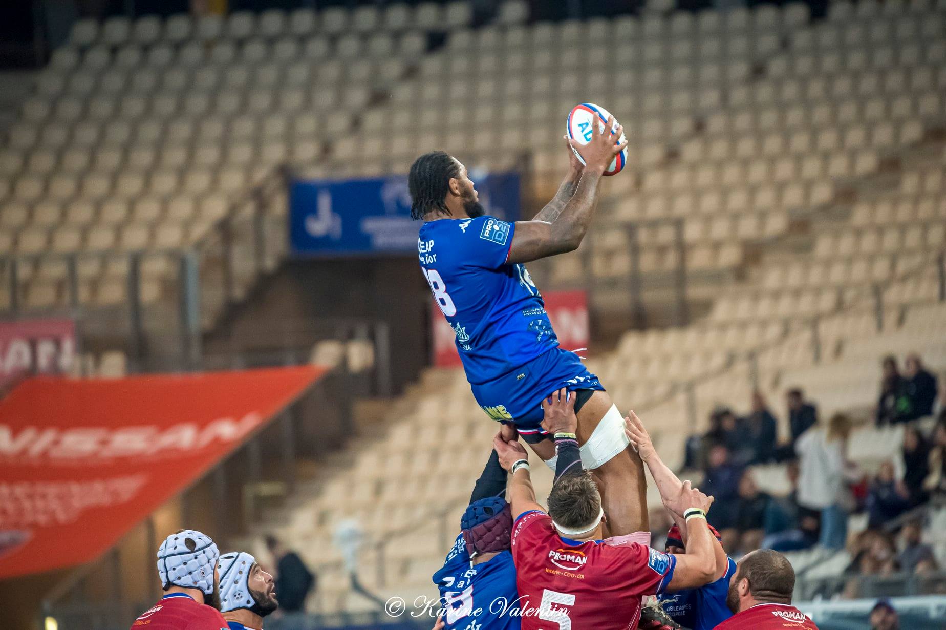  FC Grenoble Rugby - AS Béziers Hérault - Rugby - FC Grenoble Rugby vs. AS Béziers Hérault (#FCGvsASBHoct2021) Photo by: Karine Valentin | Siuxy Sports 2021-10-15