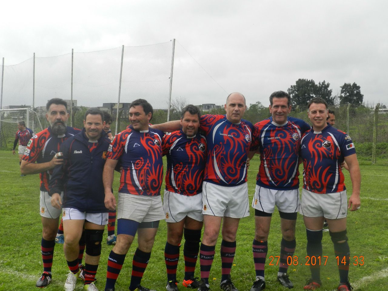 Javier ARTEACH - Fernando GRAVIER - Martin LORA - Gaston MENTABERRY - Gustavo Javier PAULINA -   - Curusaurios - RugbyV -  () Photo by:  | Siuxy Sports 2017-08-29