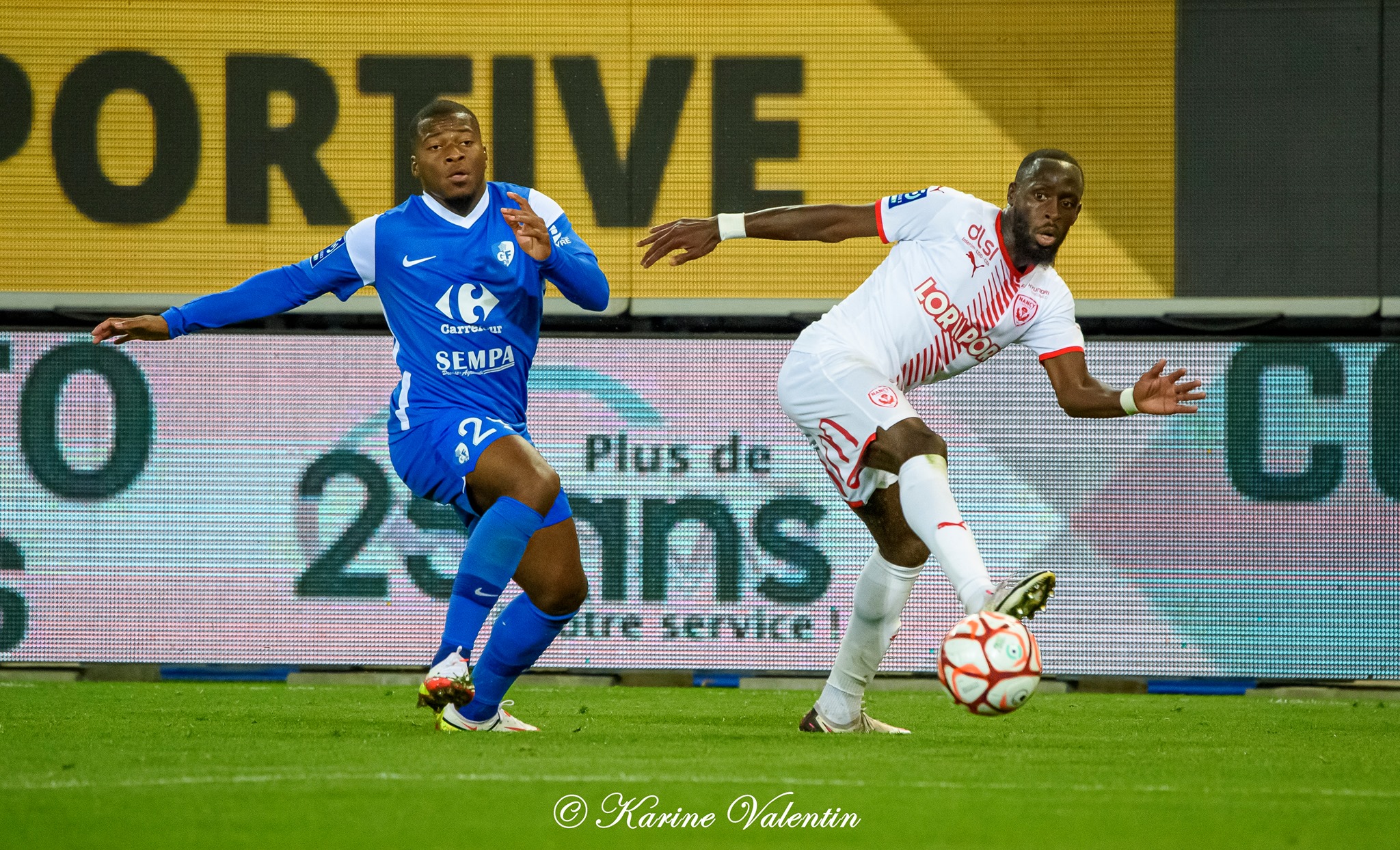 Akim ABDALLAH - Souleymane KARAMOKO -  Grenoble Foot 38 - AS Nancy-Lorraine - Soccer - GF38 vs ASNL (#GF38vsASNL2021sep) Photo by: Karine Valentin | Siuxy Sports 2021-09-21