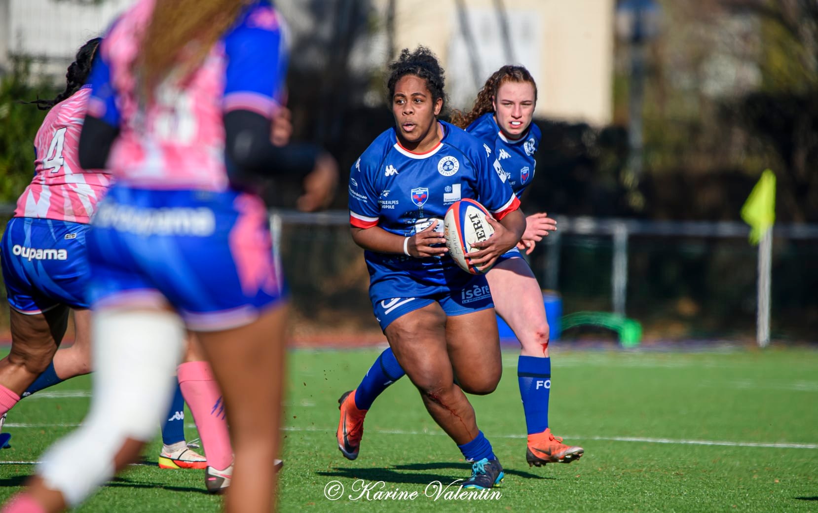 Makarita BALEINAGODO - Florine THIRON -  FC Grenoble Rugby - Stade Français - Rugby - FC Grenoble Vs Stade Français (#AmznesVsPinkRckts2022) Photo by: Karine Valentin | Siuxy Sports 2022-01-16