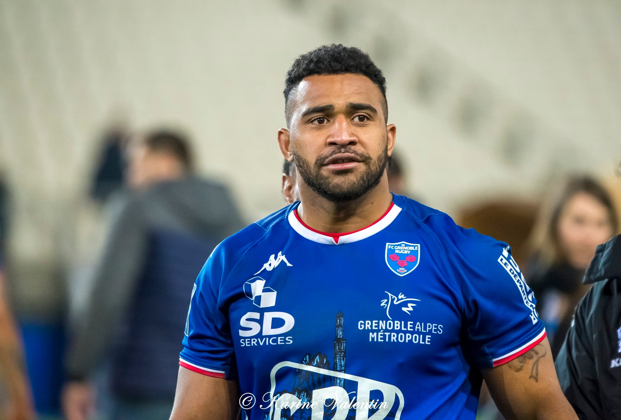 Pio MUARUA -  FC Grenoble Rugby - USON Nevers - Rugby - FC Grenoble Rugby (34) vs USON Nevers (10) - 2022 (#FCGvsUSON2022) Photo by: Karine Valentin | Siuxy Sports 2022-03-04