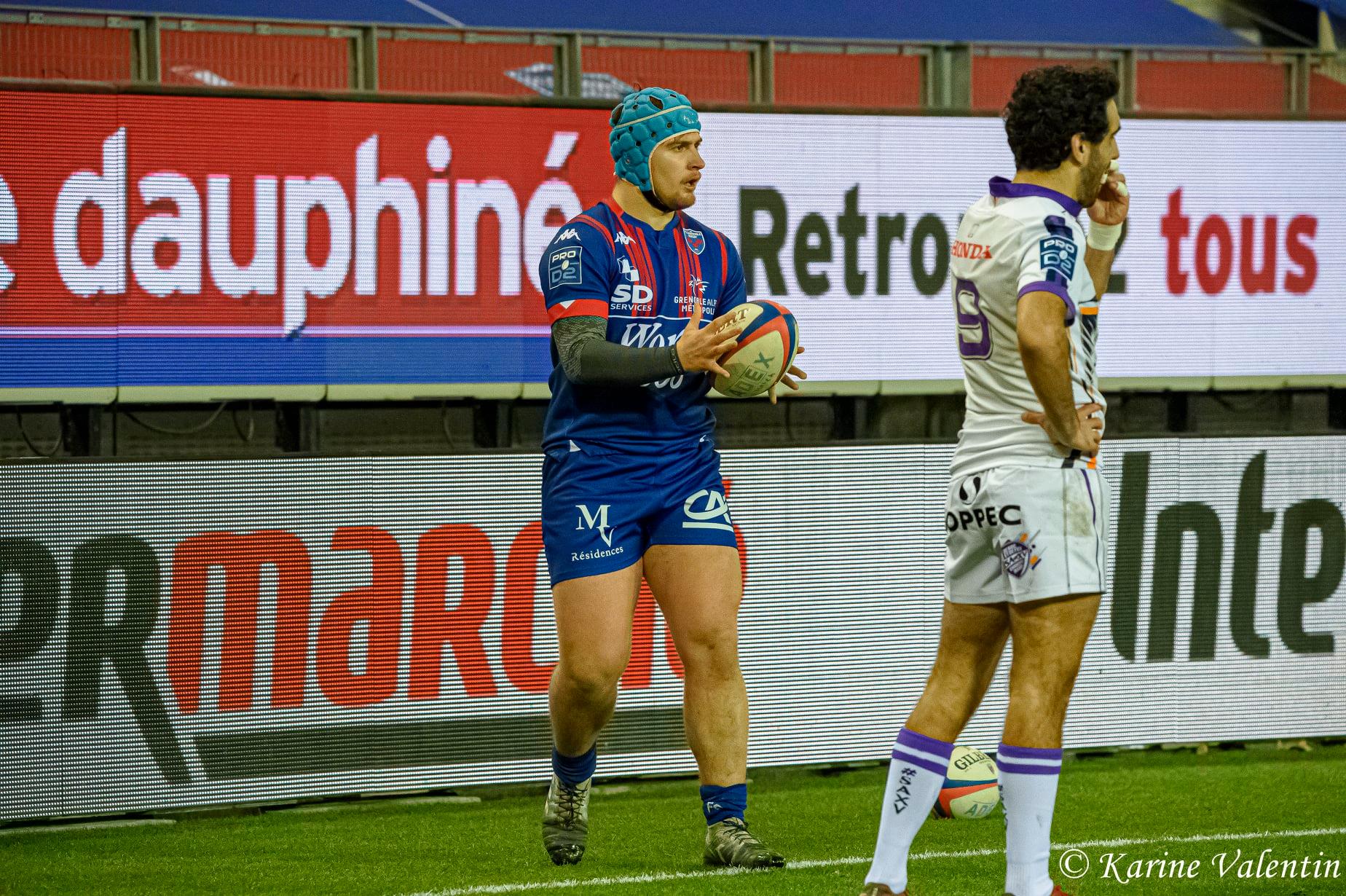  FC Grenoble Rugby - Soyaux Angoulême - Rugby - FC Grenoble VS Soyaux Angoulême (#GrenobleAngouleme2021jan) Photo by: Karine Valentin | Siuxy Sports 2021-01-15