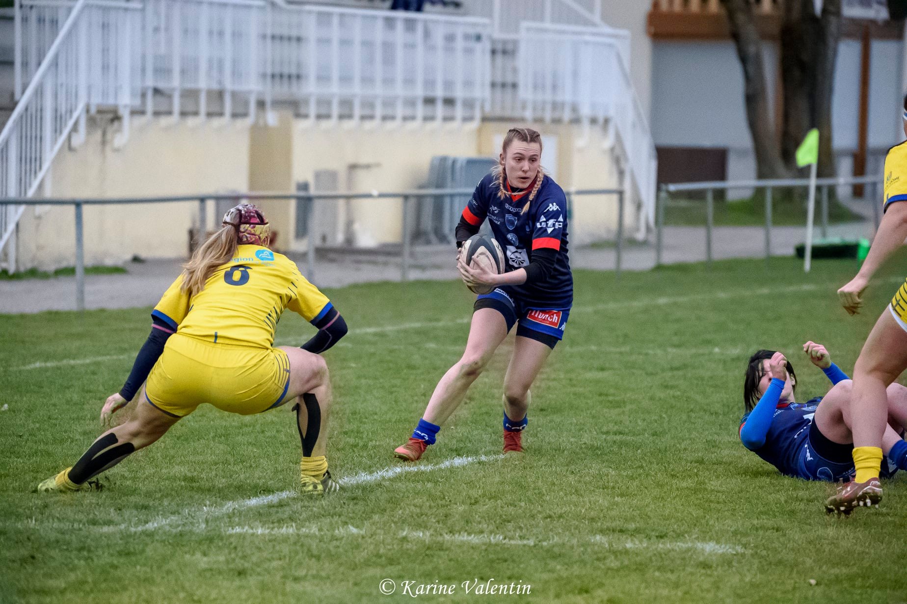 Violaine CHAVANCE -  FC Grenoble Rugby - ASM Romagnat rugby féminin - Rugby - FC Grenoble VS ASM Romagnat (#GrenobleVsASMR2021jan) Photo by: Karine Valentin | Siuxy Sports 2021-01-24