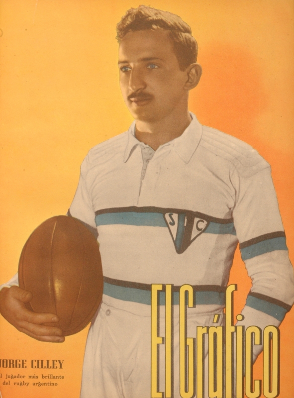  San Isidro Club -  - Memorabilia - El Grafico: Jorge Cilley 1939 () Photo by:  | Siuxy Sports 1939-06-01