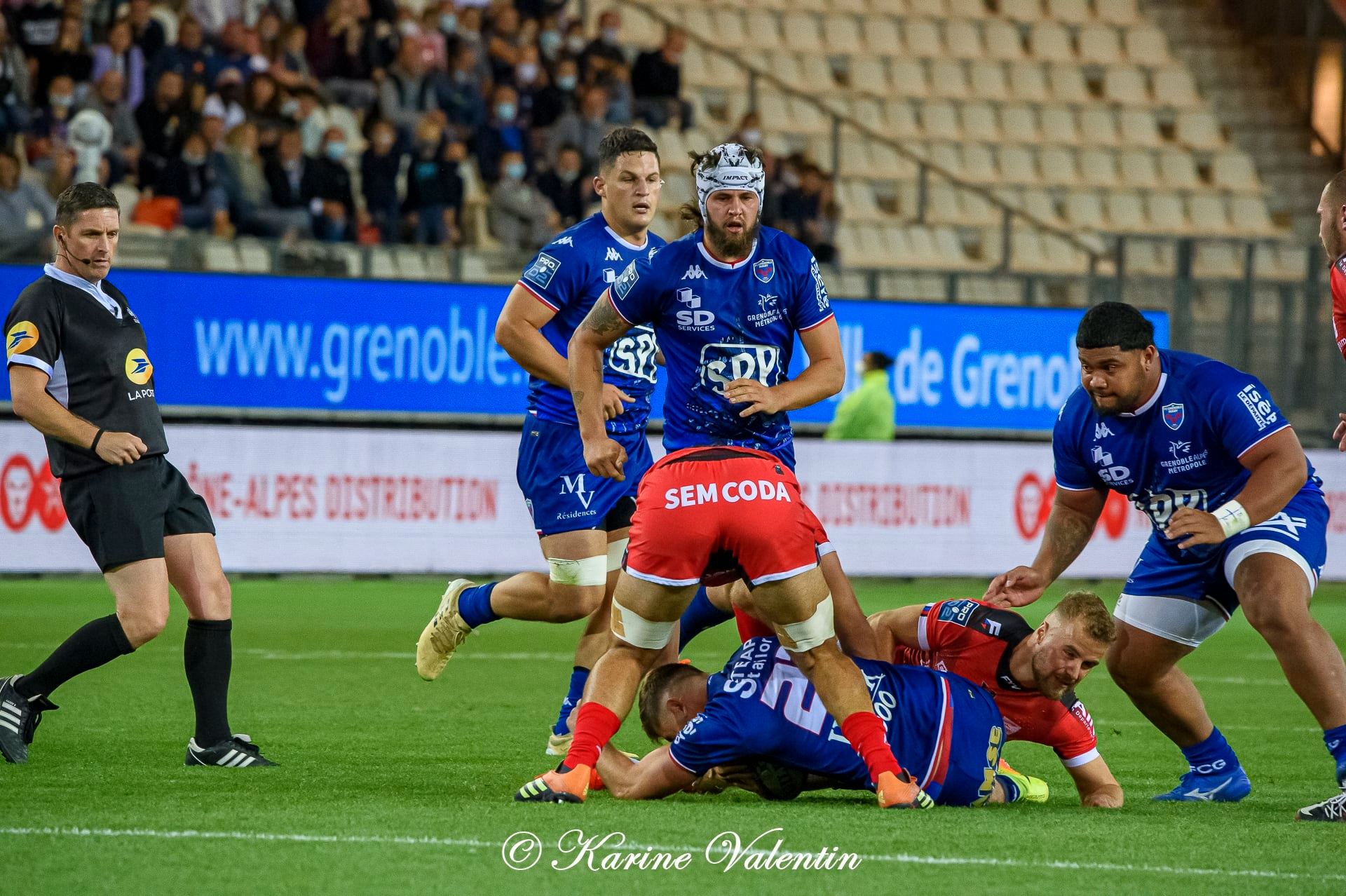  FC Grenoble Rugby - US Oyonnax Rugby - Rugby - Grenoble Vs Oyonnax (#FCGvsUSORoct2021) Photo by: Karine Valentin | Siuxy Sports 2021-08-27