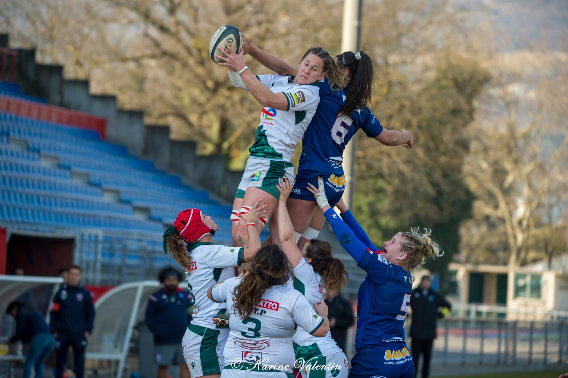  FC Grenoble Rugby - Section Paloise - Rugby - Grenoble Amazones vs PAU Lons (#FCGVsSectPaloise2022) Photo by: Karine Valentin | Siuxy Sports 2022-03-06