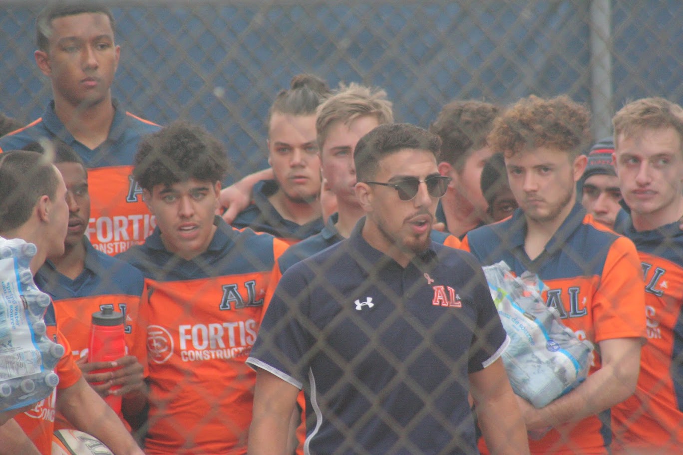 Axel ADJAHI - Michel ELISEEV - Jérémy FERLAND-PLANTE - Omar MOKRI -  Cégep André Laurendeau -  - Rugby -  (#ALvsVanier2021M) Photo by:  | Siuxy Sports 2021-10-10