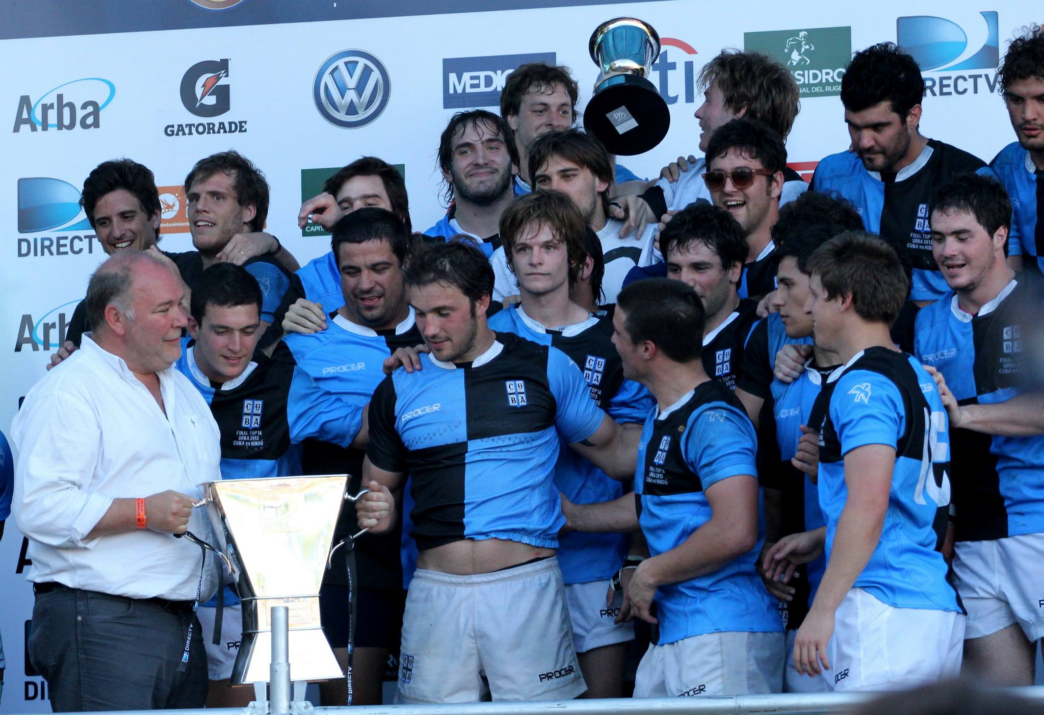  Club Universitario de Buenos Aires -  - Rugby - CUBA (11) vs (9) Hindu - Final URBA 2013 (Festejo & Jugadores) (#CUBAHindu2013URBAjugadores) Photo by: Luis Robredo | Siuxy Sports 2013-10-26
