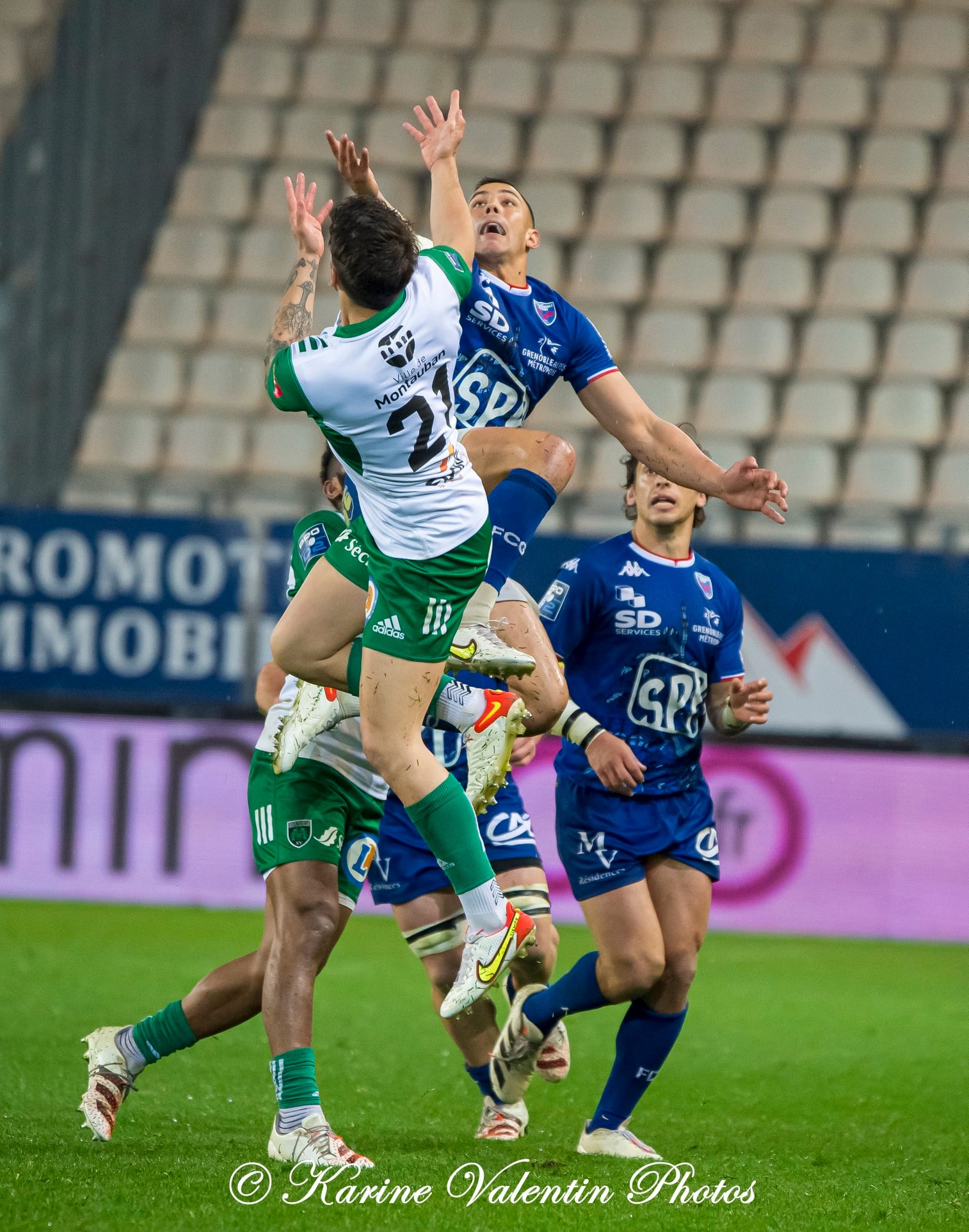  FC Grenoble Rugby - US Montauban - Rugby - FC Grenoble (22) vs (21) US Montauban - 2022  (#FCGvsUSM2022avr) Photo by: Karine Valentin | Siuxy Sports 2022-04-08