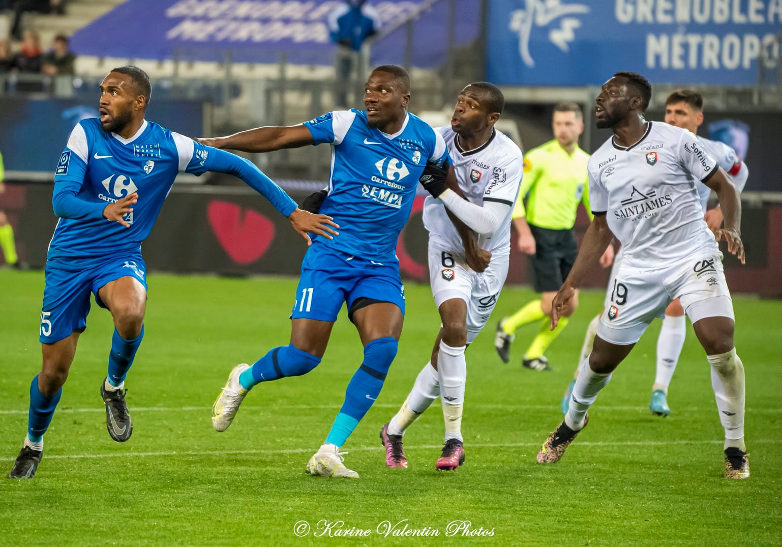  Grenoble Foot 38 - SM Caen - Soccer - Grenoble (0) vs (2) Caen (#GF38vsSMC2022) Photo by: Karine Valentin | Siuxy Sports 2022-04-09