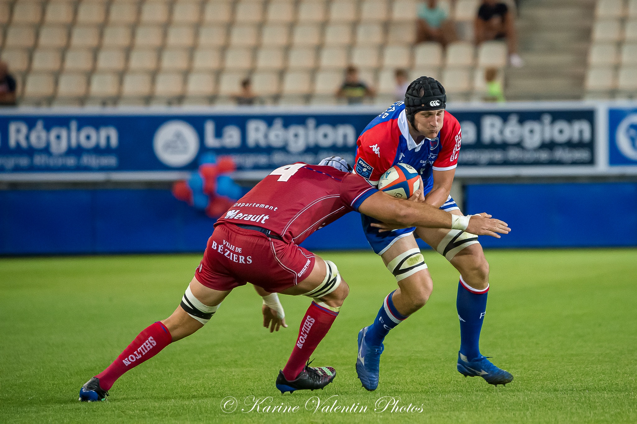 José MADEIRA -  FC Grenoble Rugby - AS Béziers Hérault - Rugby - FC GRENOBLE RUGBY (19) VS (15) AS BÉZIERS HÉRAULT (#FCGvsASBHaou2022) Photo by: Karine Valentin | Siuxy Sports 2022-08-26