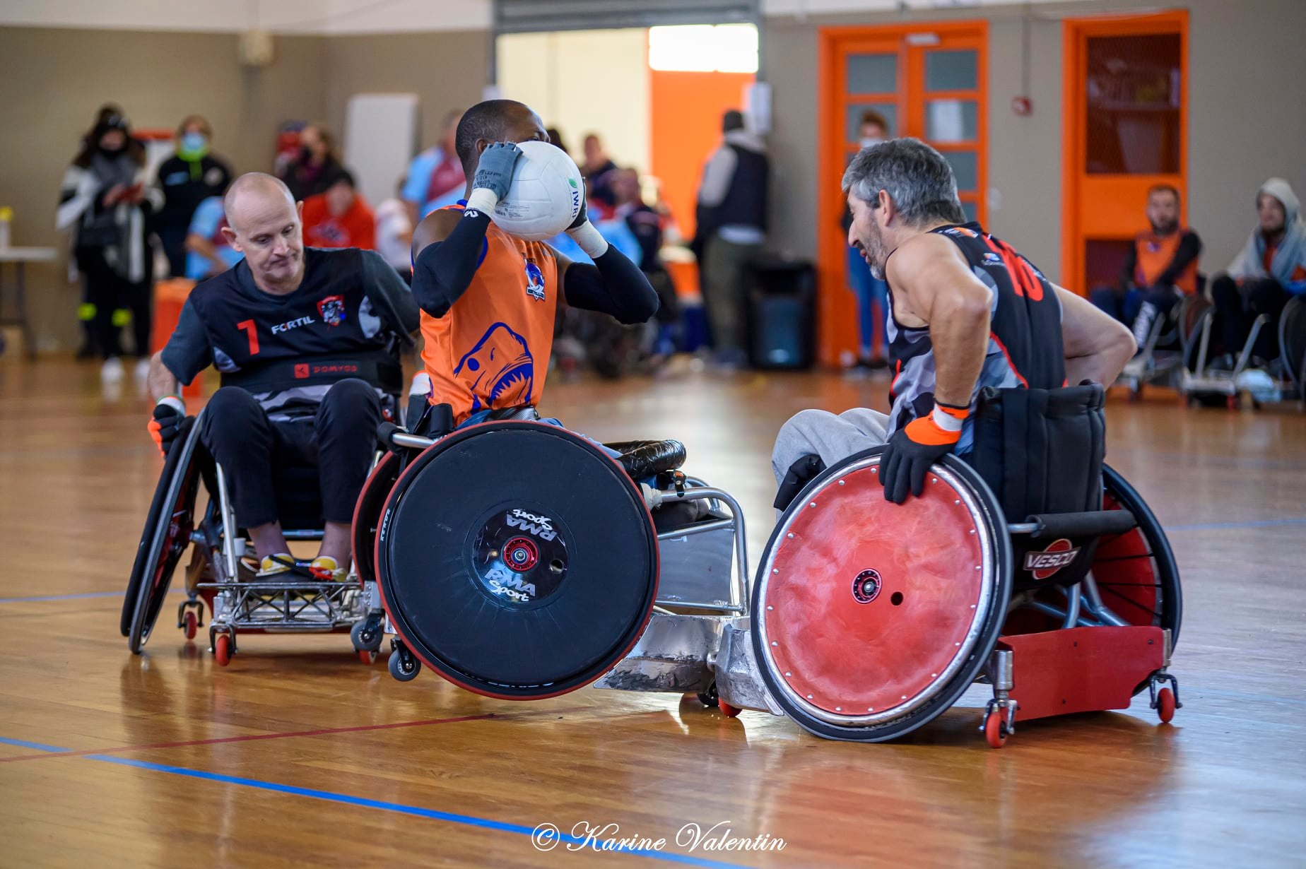  Montpellier Hérault Rugby - RFC Toulon Provence Méditerranée - Wheelchair rugby -  (#QuadRugbyMontpeRFCTPM2021Nov) Photo by: Karine Valentin | Siuxy Sports 2021-11-20