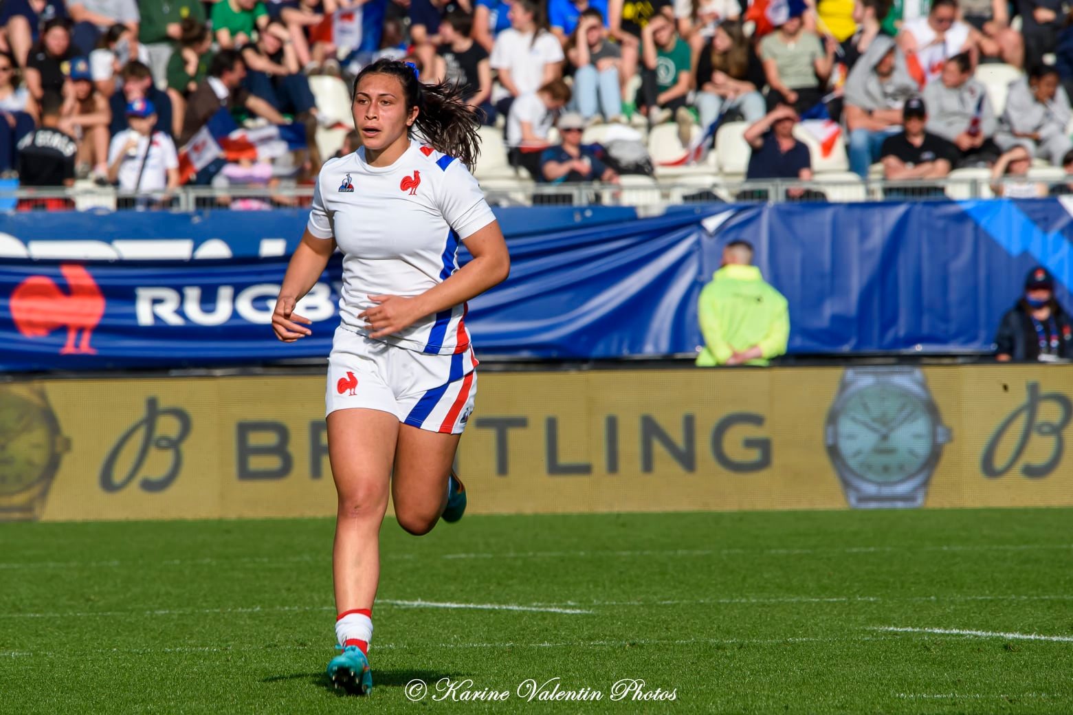 Manaé FELEU -  Équipe de France de rugby à XV - Nazionale di rugby a 15 dell'Italia - Rugby - France (39) vs Italie (6) - 6N fém. (#FranceVsItalie6Nfem2022) Photo by: Karine Valentin | Siuxy Sports 2022-03-27