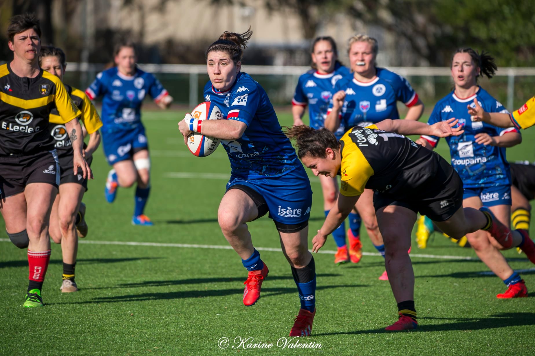Aude CONSTANS -  FC Grenoble Rugby - Stade Olympique de Chambéry rugby - Rugby - FC Grenoble (76-7) SOC Rugby - Féd1 (#AmazonesVsSOC2022) Photo by: Karine Valentin | Siuxy Sports 2022-02-27