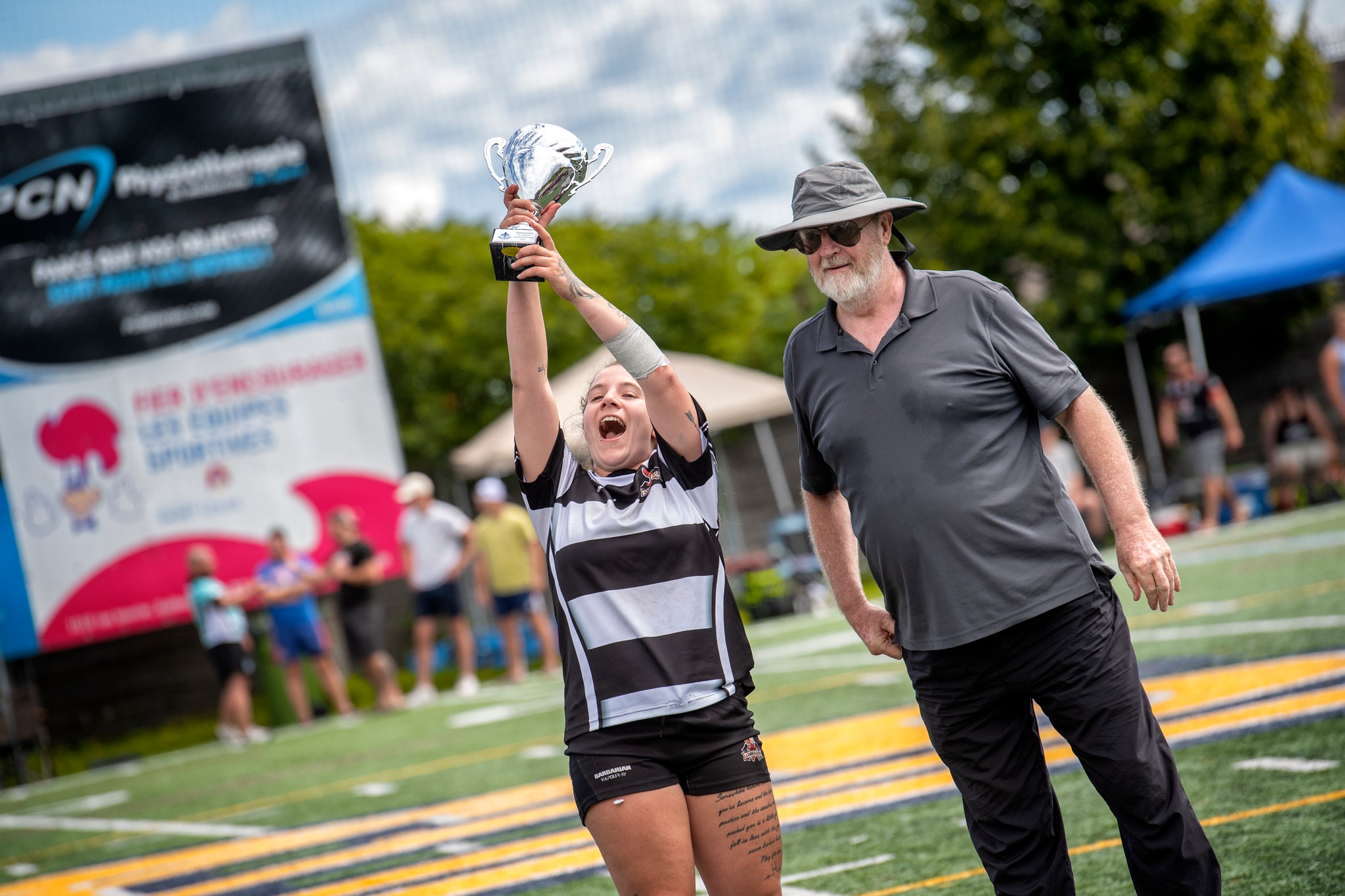 Saint-Georges Lumberjacks - Braves de Trois-Rivières - Rugby - Finale Développement (F) - Club de Rugby Lumberjacks (21) vs. (15) Braves de Trois-Rivières (#RugbyQC2022FinalFD) Photo by: Simon Duquette | Siuxy Sports 2022-08-13