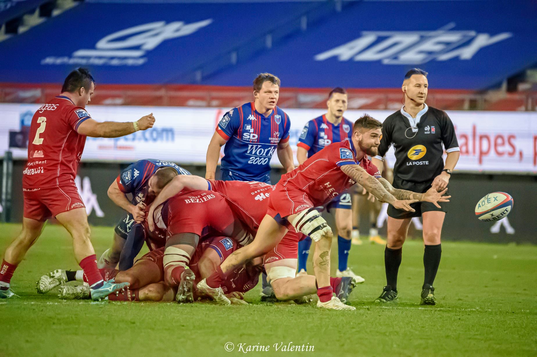 Thibaut BISMAN -  FC Grenoble Rugby - AS Béziers Hérault - Rugby - FC Grenoble VS ASBH (#GrenobleASBH2021jan) Photo by: Karine Valentin | Siuxy Sports 2021-01-29