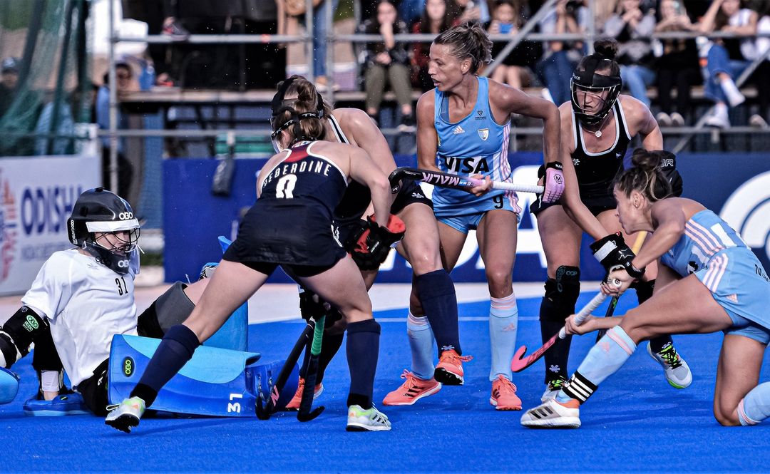  Selección femenina de hockey sobre césped de Argentina - U.S. Women's National Team - Field hockey - Las Leonas Vs USA por la PRO League 2022 (CENARD) (#LeonasVsUSA2022) Photo by: Julián Marcelo Figueras | Siuxy Sports 2022-04-16