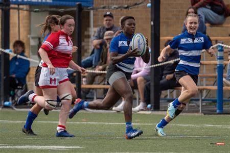 RSEQ Rugby Fem - U. de Montréal (70) vs (3) McGill - Reel A2 - 2ème mi-temps