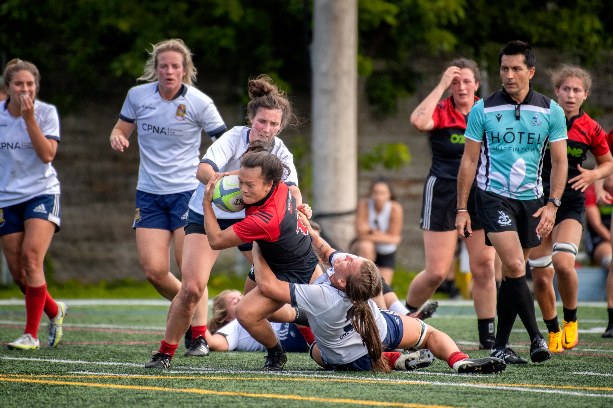  Club de Rugby de Québec - Sainte-Anne-de-Bellevue RFC - Rugby - Finale Super Ligue (F) - Club de Rugby de Québec (50) vs. (0) Sainte Anne de Bellevue RFC (#RugbyQC2022FinalFSL) Photo by: Simon Duquette | Siuxy Sports 2022-08-13