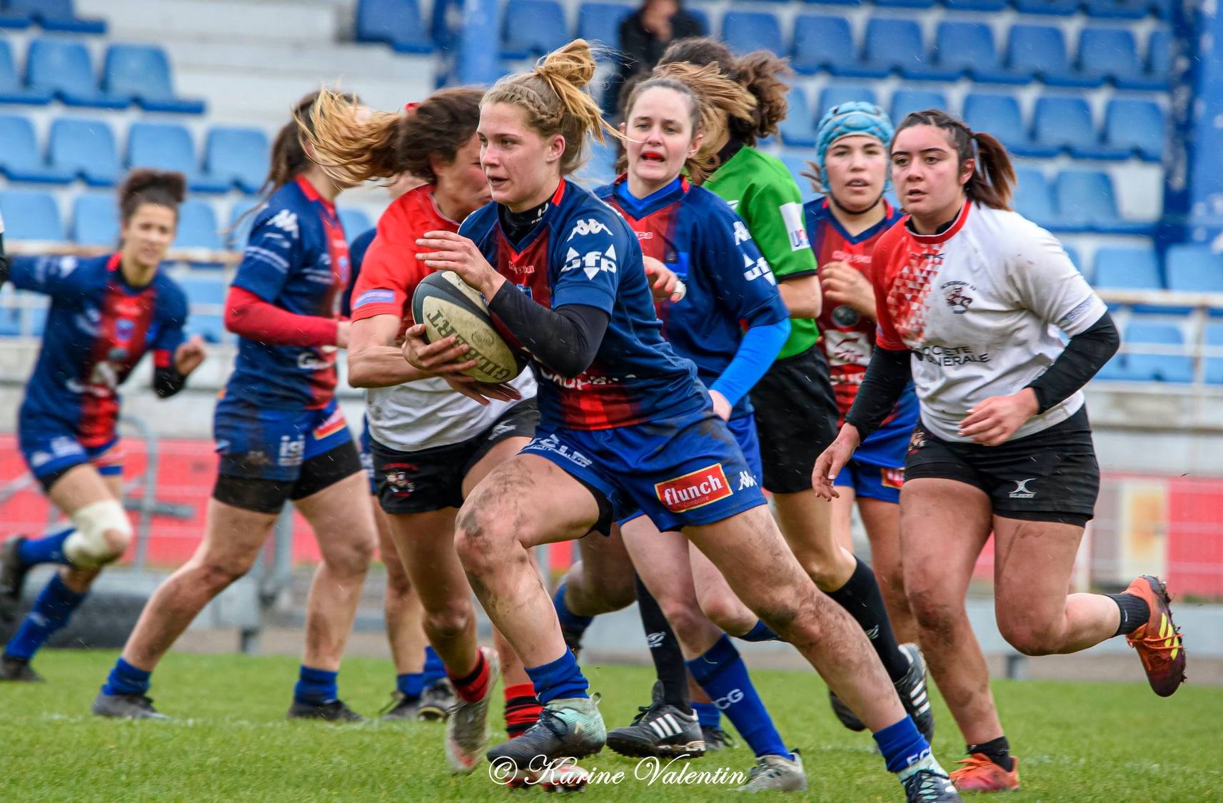 Lea CHAMPON - Julia TURC -  FC Grenoble Rugby - AC Bobigny 93 Rugby - Rugby -  (#GrenobleVsBobigny2021Mar) Photo by: Karine Valentin | Siuxy Sports 2021-03-15