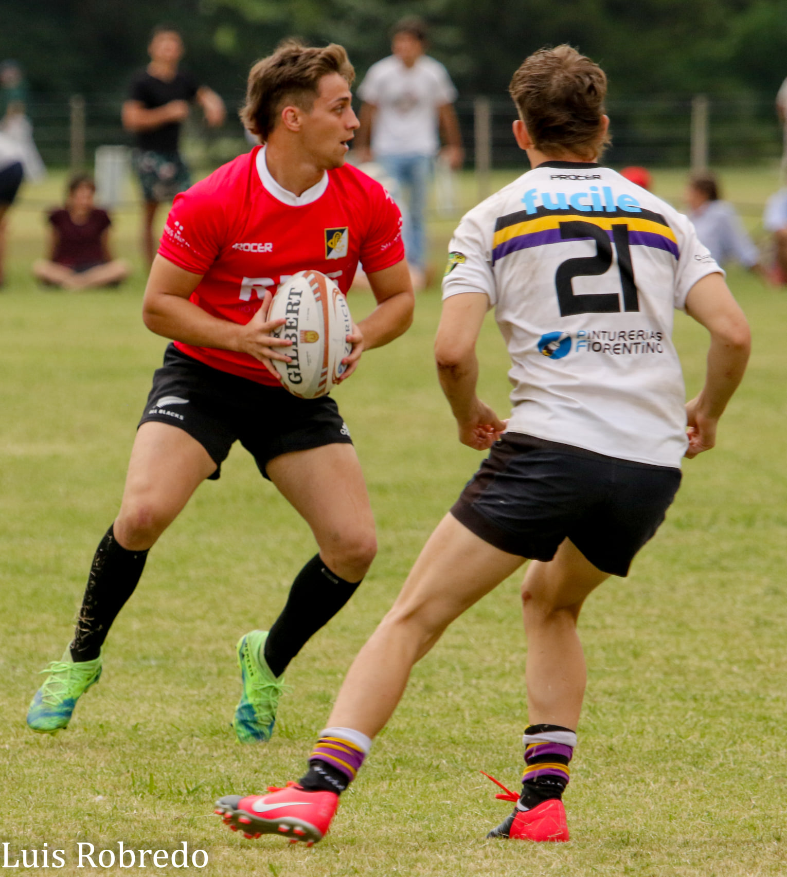  Club Atlético San Antonio de Padua - Club Champagnat - Rugby - Seven de la Tradición 2021 - San Antonio de Areco (#SevenTradicion2021-CASAPaduaVsChampa) Photo by: Luis Robredo | Siuxy Sports 2021-12-05