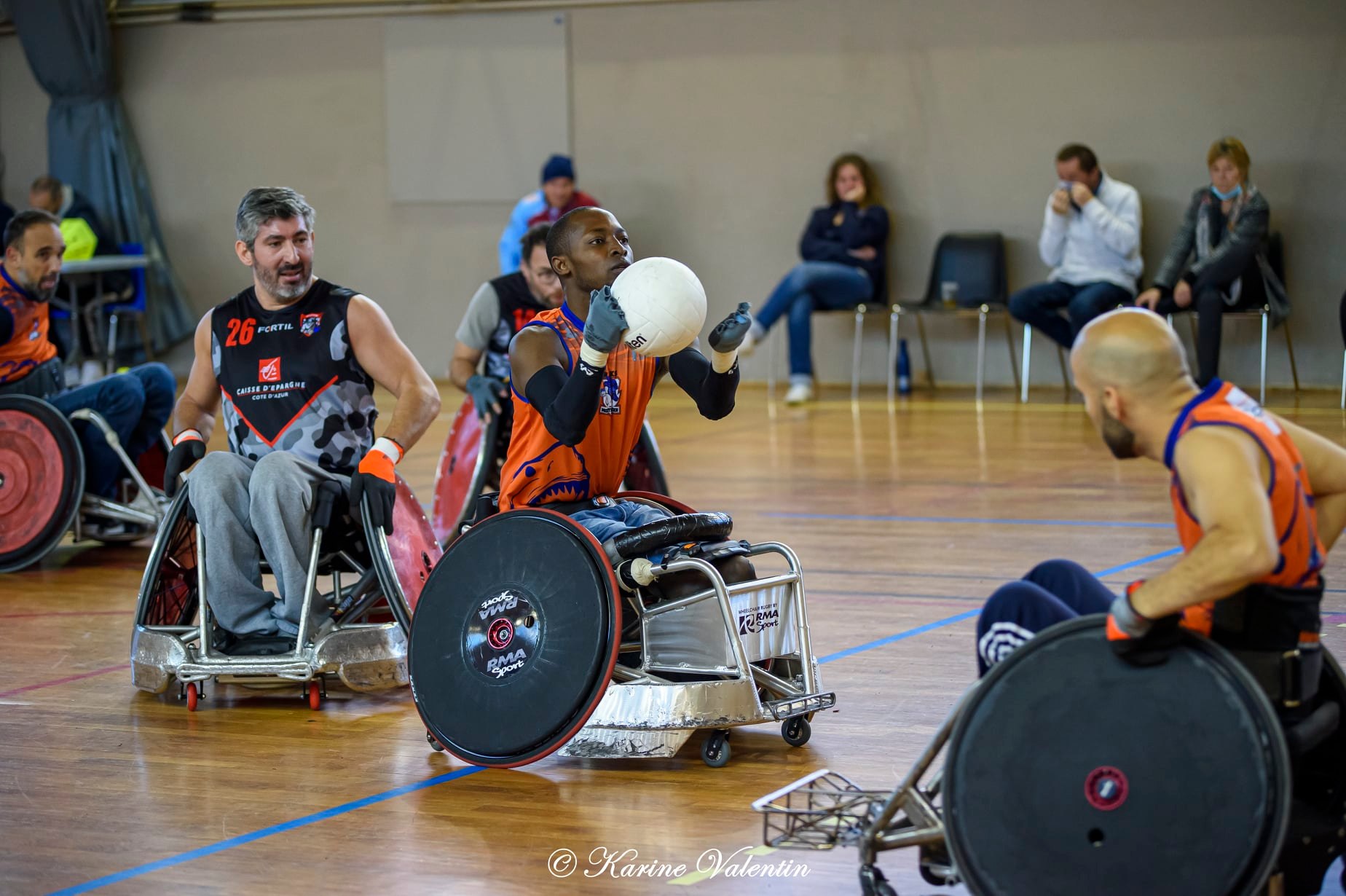 Montpellier Hérault Rugby - RFC Toulon Provence Méditerranée - Wheelchair rugby -  (#QuadRugbyMontpeRFCTPM2021Nov) Photo by: Karine Valentin | Siuxy Sports 2021-11-20