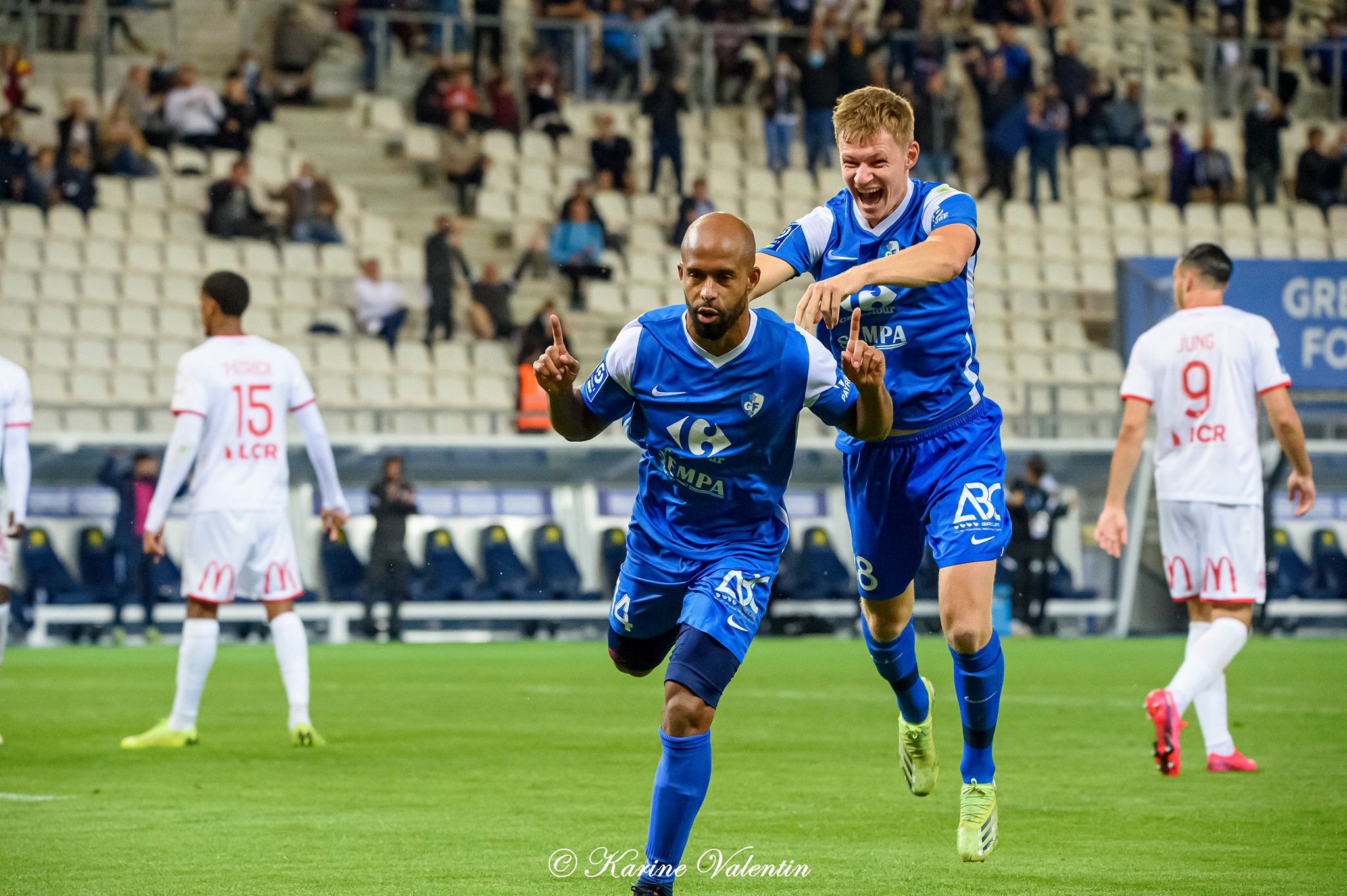 Loic NESTOR -  Grenoble Foot 38 - AS Nancy-Lorraine - Soccer - GF38 vs ASNL (#GF38vsASNL2021sep) Photo by: Karine Valentin | Siuxy Sports 2021-09-21