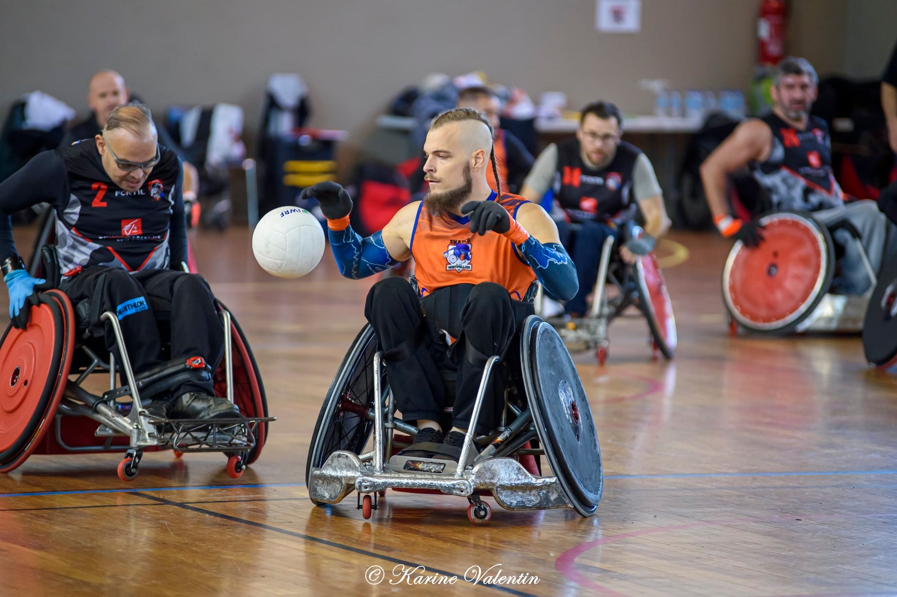  Montpellier Hérault Rugby - RFC Toulon Provence Méditerranée - Wheelchair rugby -  (#QuadRugbyMontpeRFCTPM2021Nov) Photo by: Karine Valentin | Siuxy Sports 2021-11-20