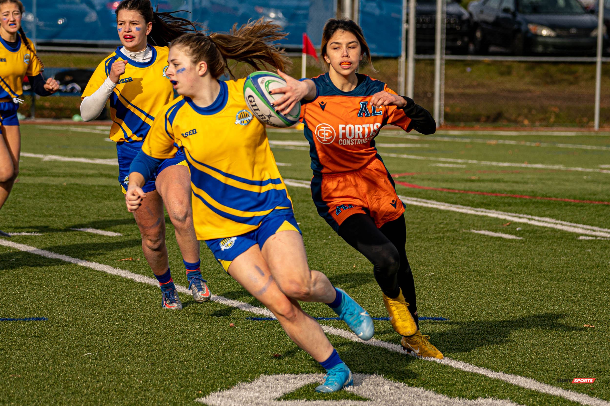 Catalina Anais RUBINO VASQUEZ - Sarah SCOTT -  College John Abbott - Cégep André Laurendeau - Rugby -  (#JACvsALfinalsRugbyW) Photo by:  | Siuxy Sports 2021-11-14